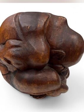 Hand-Carved Weeping Buddha